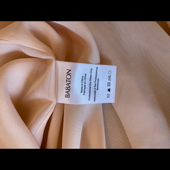 Blush Pink Silk Babaton Aritzia top - Picture 5 of 6